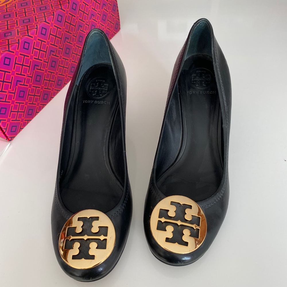 Tory Burch Black wedge